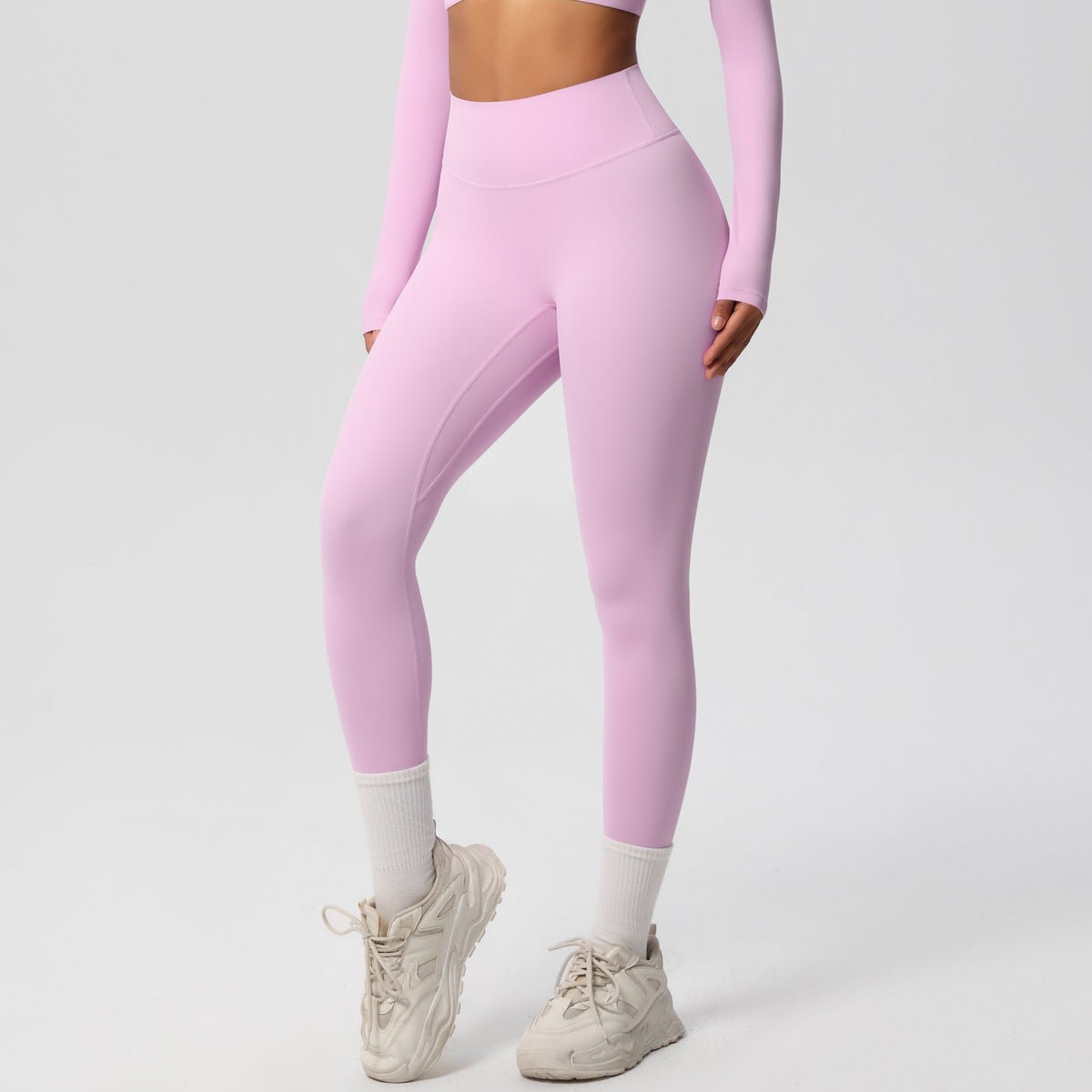 High Waist Seamless Nude Feel Yoga Pants - Solbana