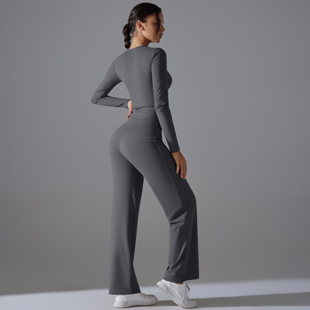 Nude Feel Long Sleeve Yoga Set - Solbana