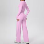Women's Zip Yoga 3 Piece Workout Set - Solbana