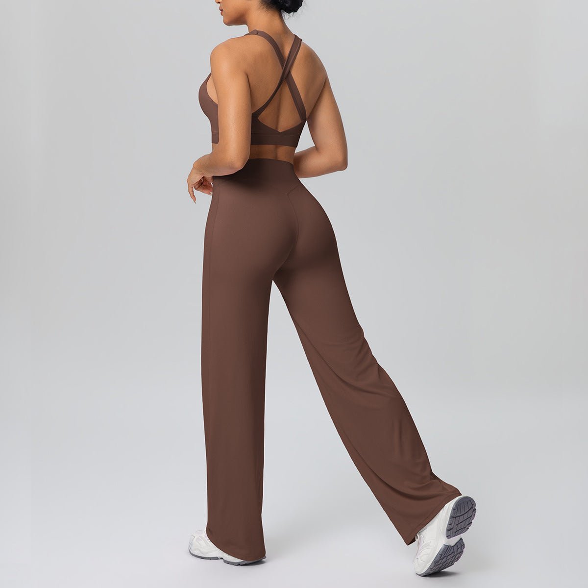 Seamless Cross Strap Yoga Set - Solbana