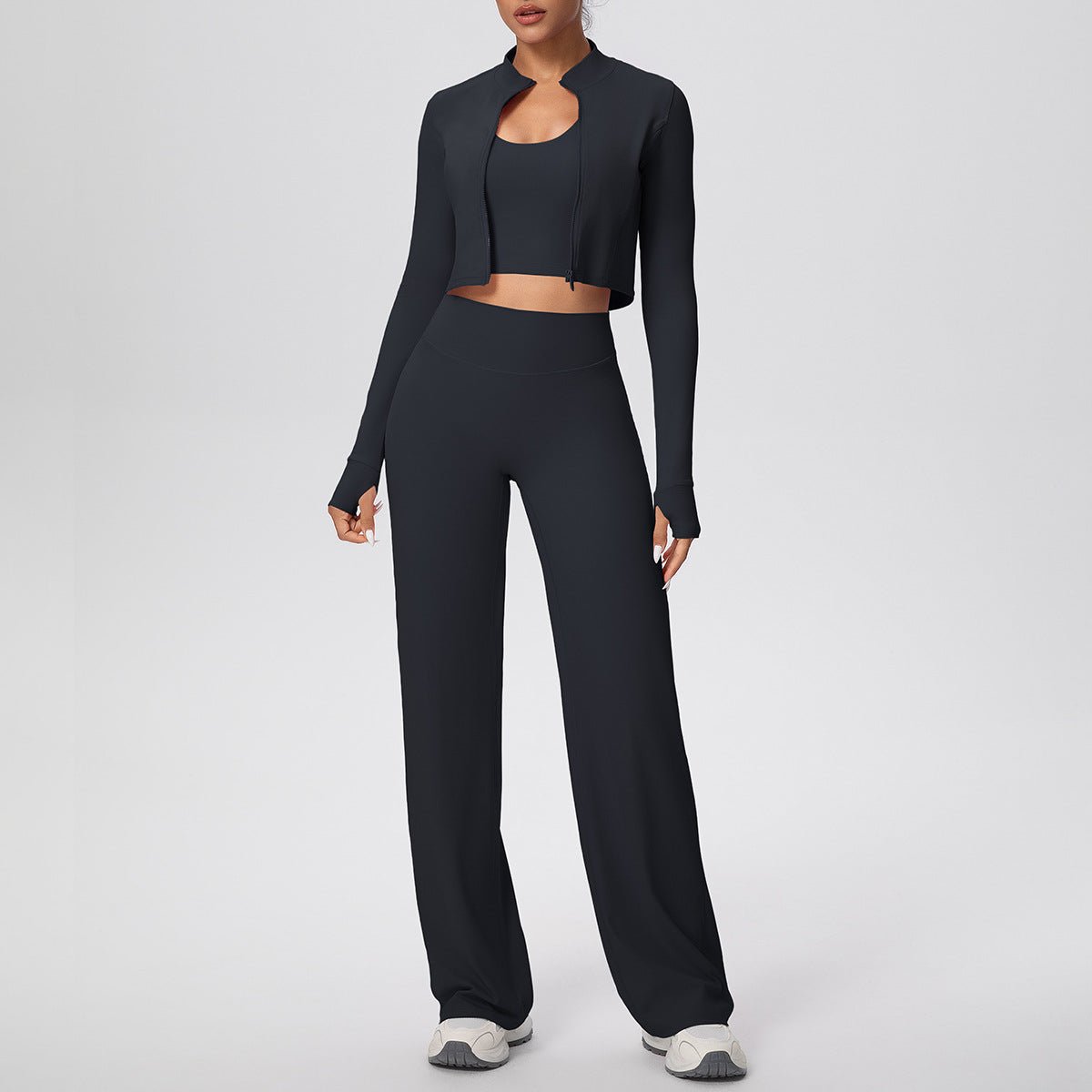 3 Piece Zip Workout Set - Solbana
