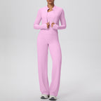 Women's Zip Yoga 3 Piece Workout Set - Solbana