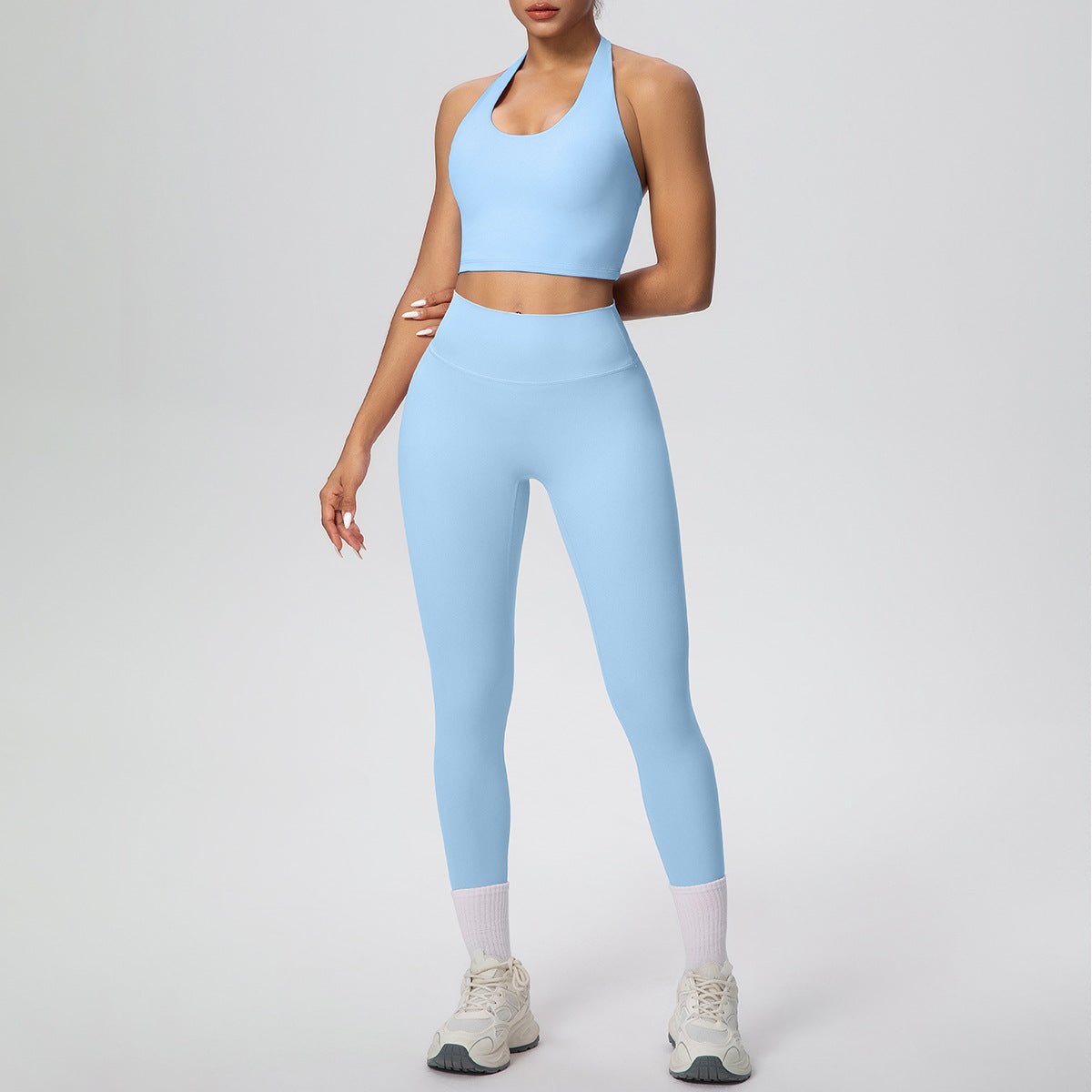 Halter Back Workout Yoga Set - Solbana