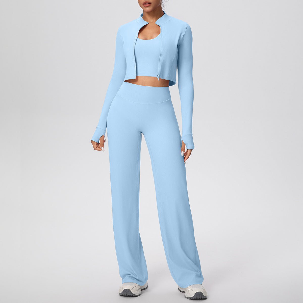 3 Piece Zip Workout Set - Solbana