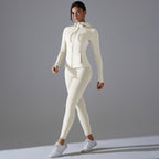 Hooded Zipper Activewear Set - Solbana