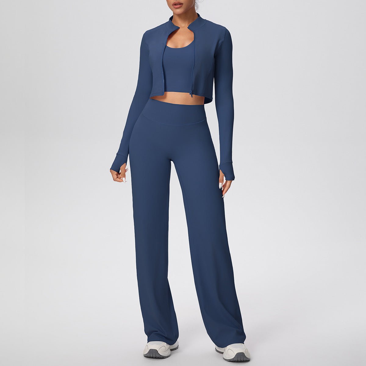 3 Piece Zip Workout Set - Solbana