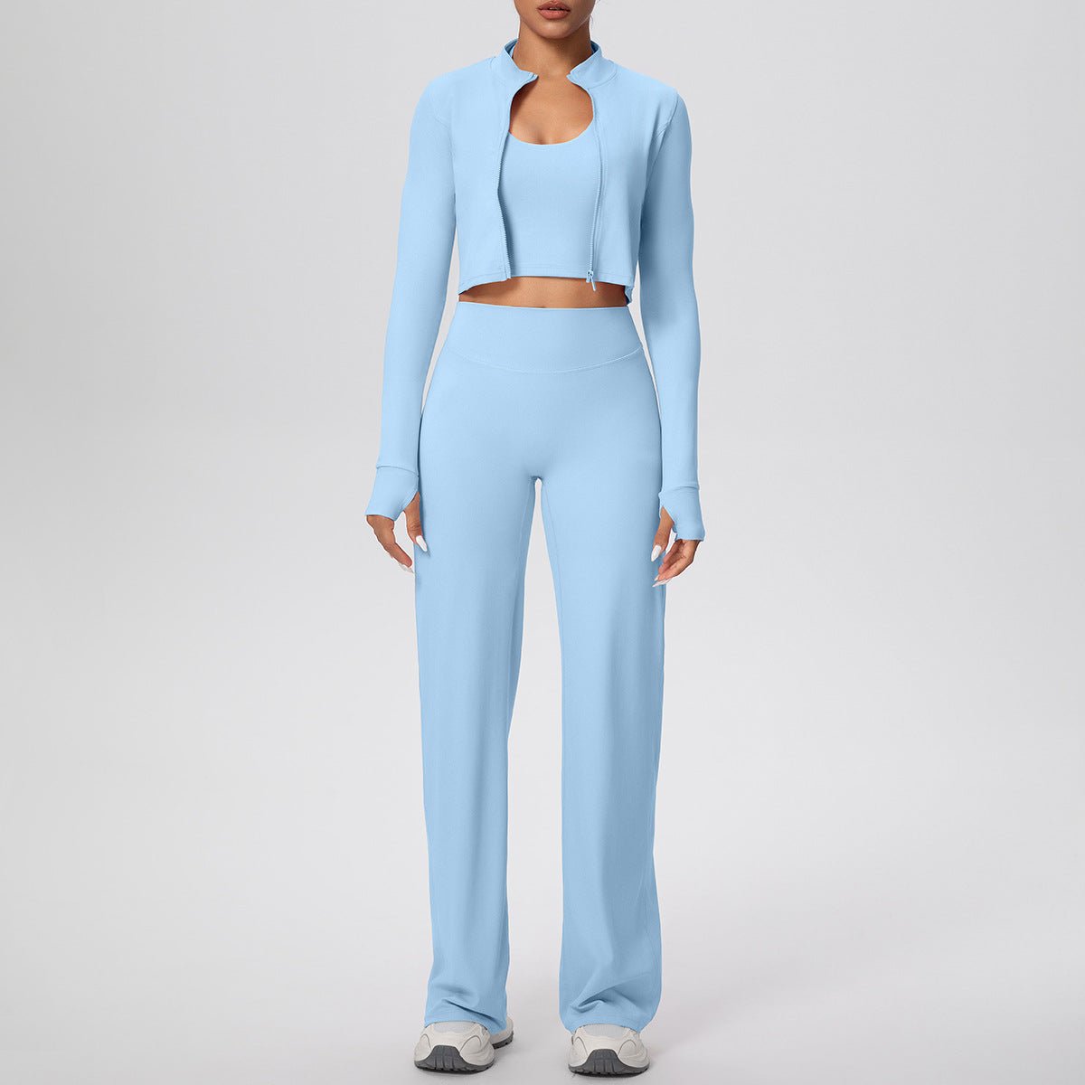 3 Piece Zip Workout Set - Solbana