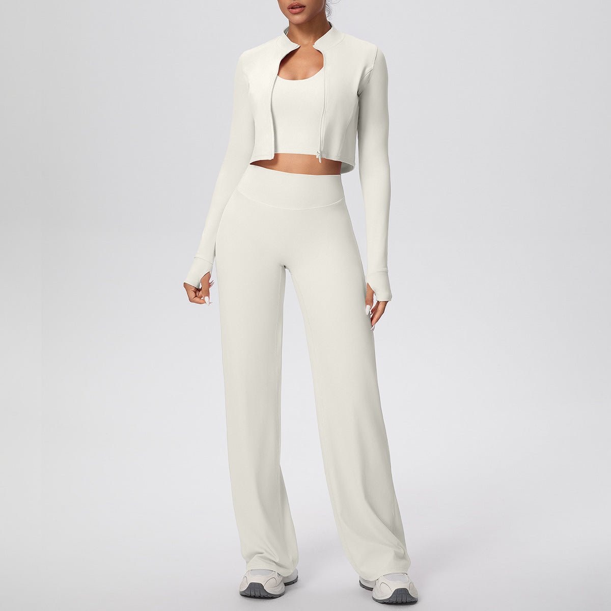 3 Piece Zip Workout Set - Solbana