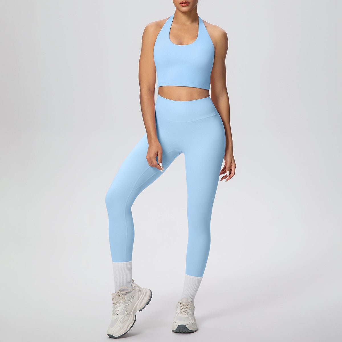 Halter Back Workout Yoga Set - Solbana