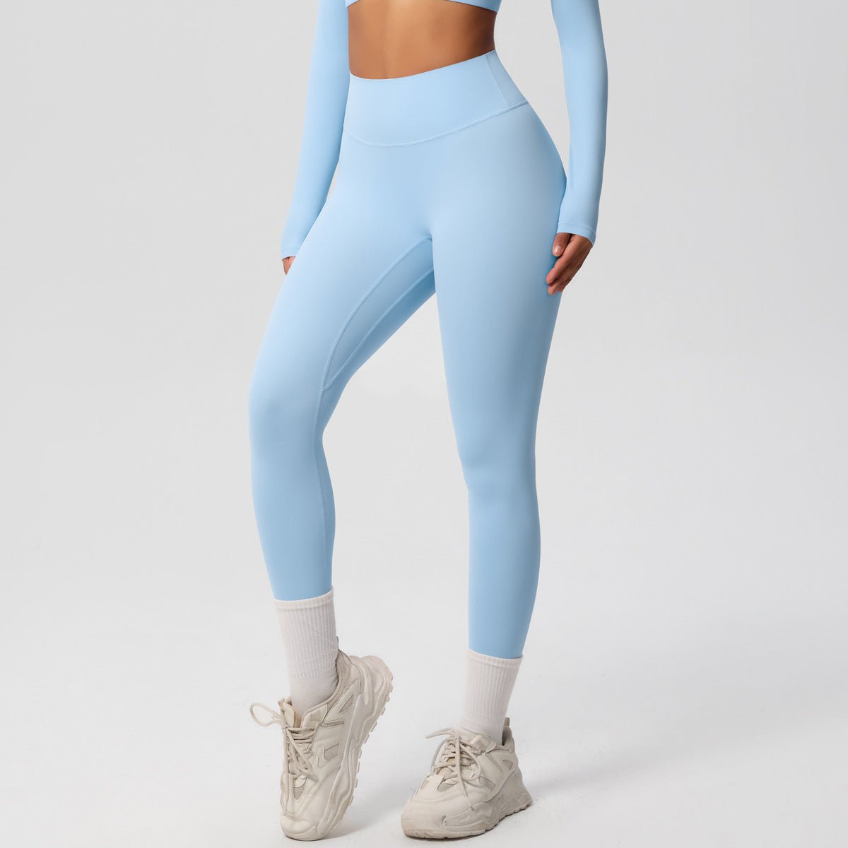 High Waist Seamless Nude Feel Yoga Pants - Solbana