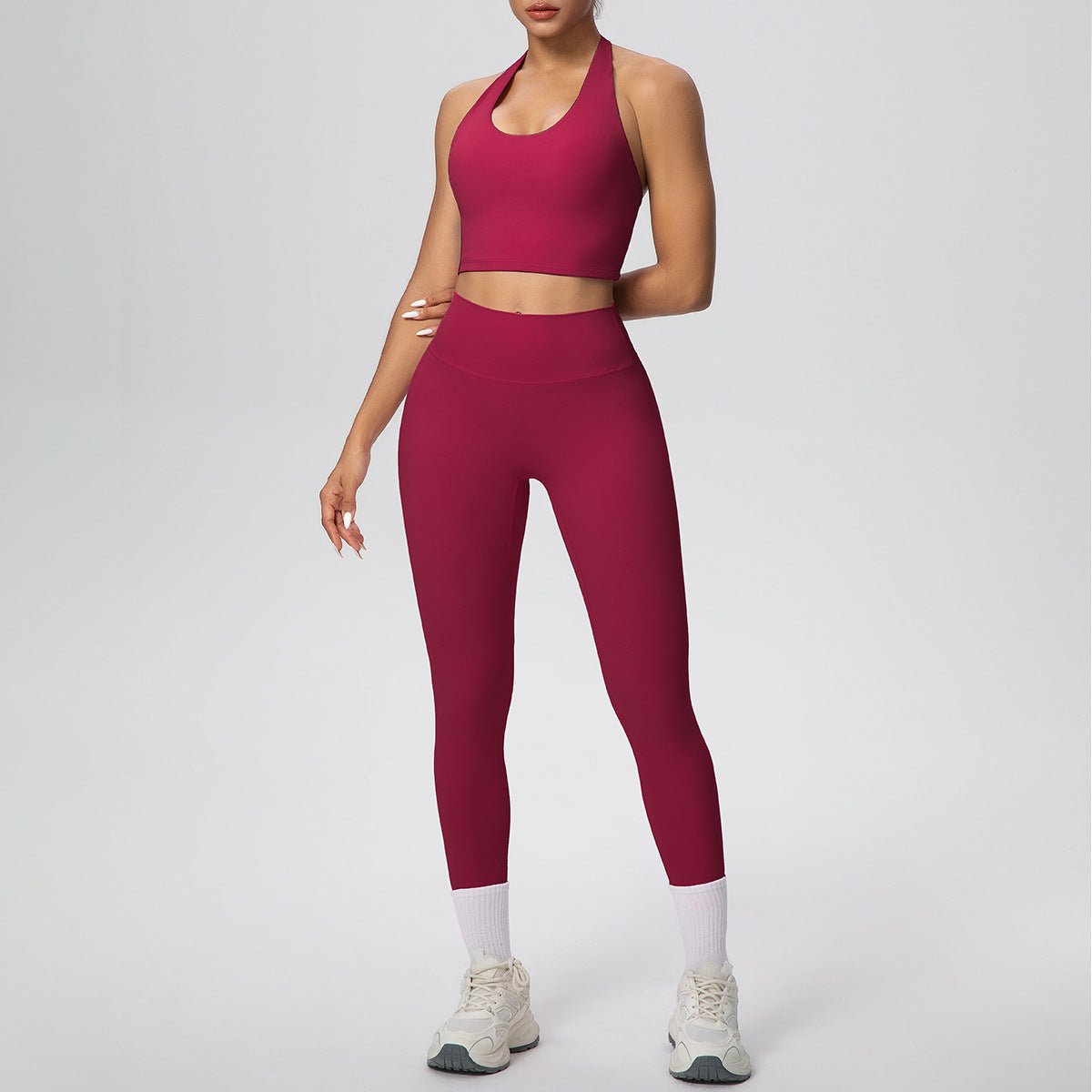 Halter Back Workout Yoga Set - Solbana