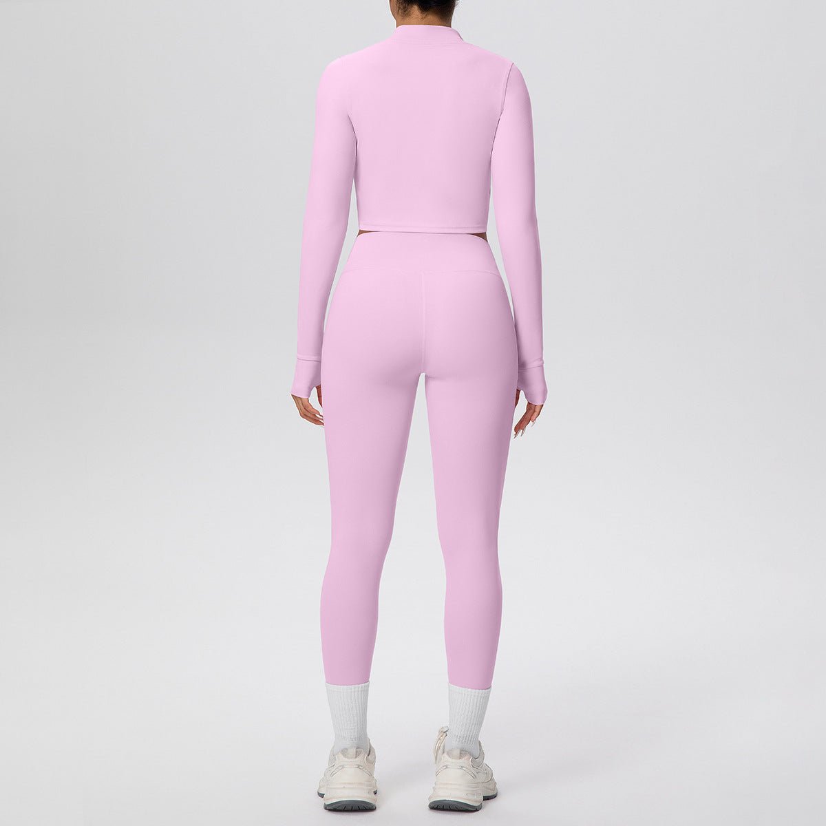 Solid Color 3 Piece Yoga Workout Set - Solbana