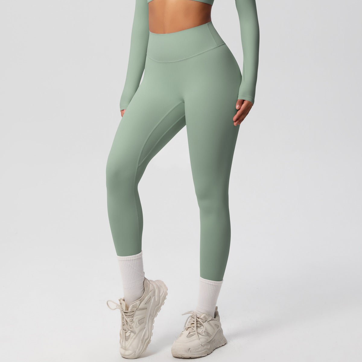 High Waist Seamless Nude Feel Yoga Pants - Solbana