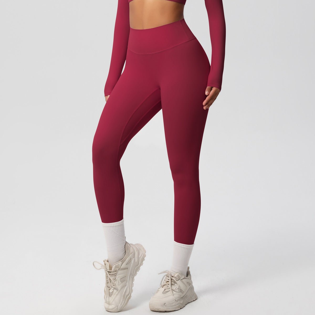 High Waist Seamless Nude Feel Yoga Pants - Solbana