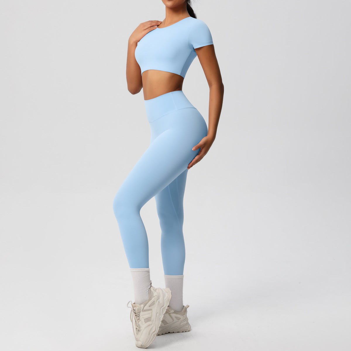High Waist Sculpting Yoga Set - Solbana