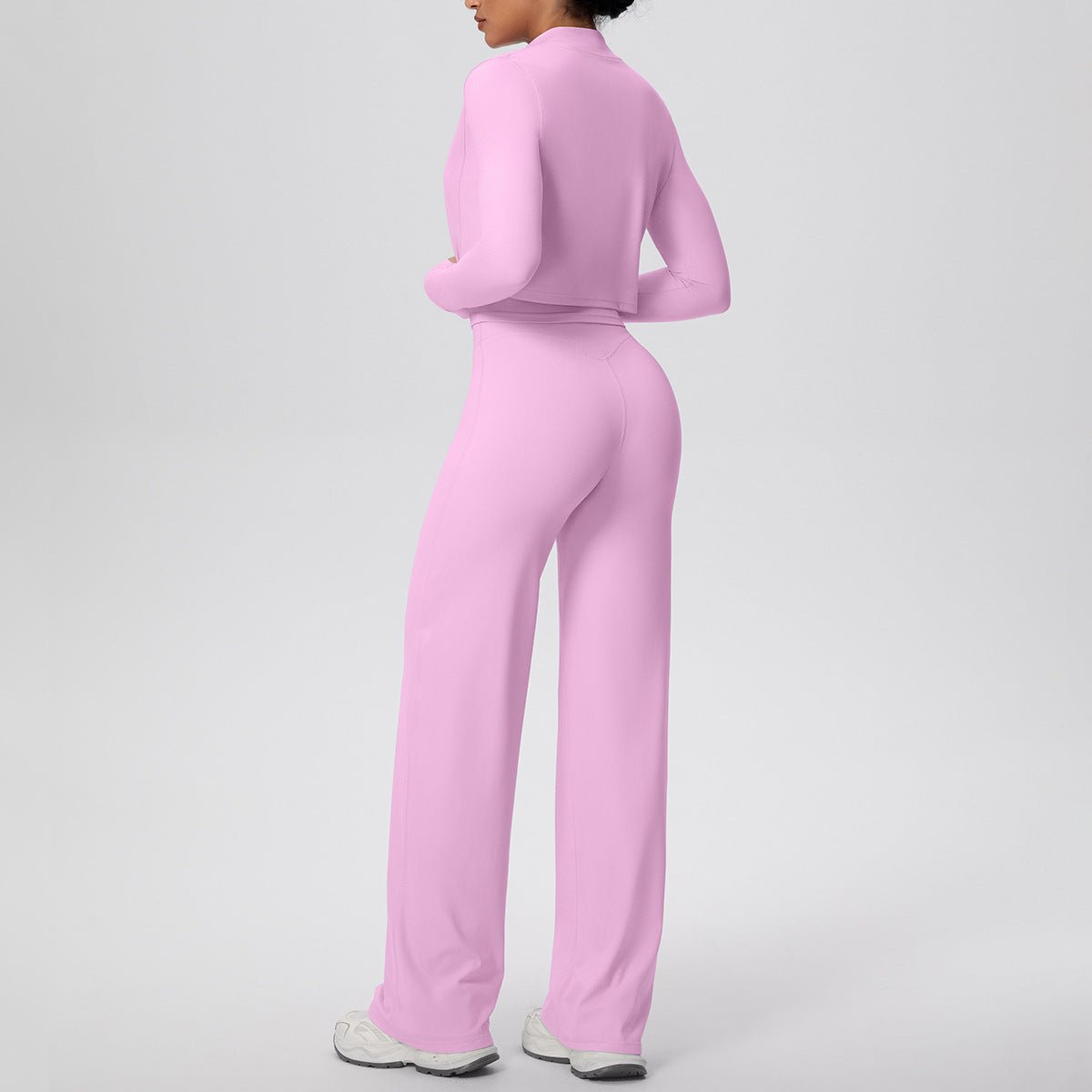 Solid Color 3 Piece Yoga Workout Set - Solbana