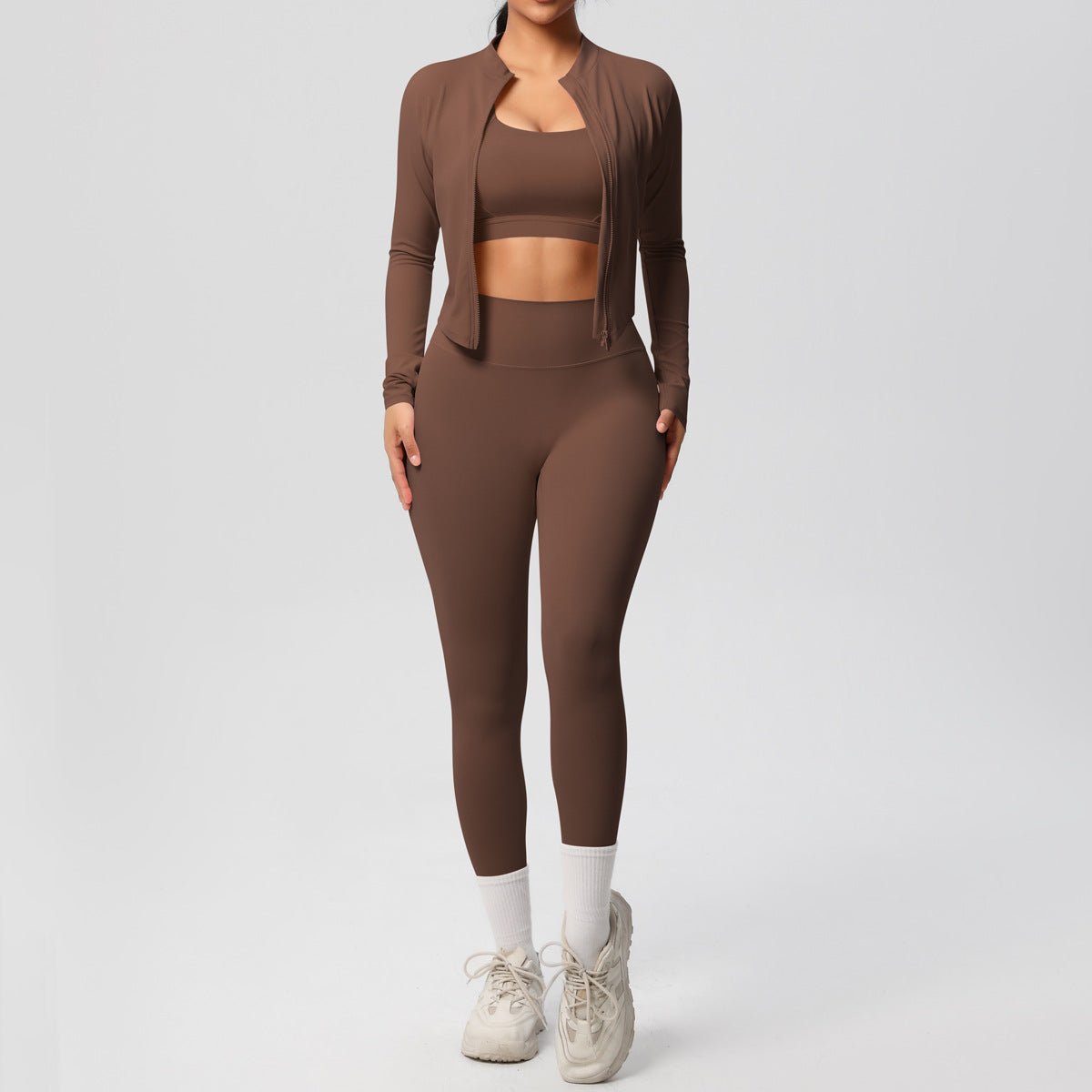 Soft Touch 3 Piece Yoga Workout Set - Solbana