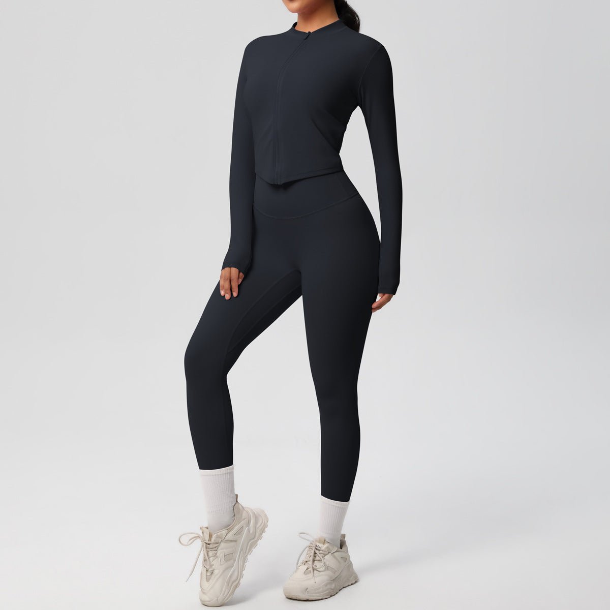 High Waist Nude Feel Yoga Set - Solbana