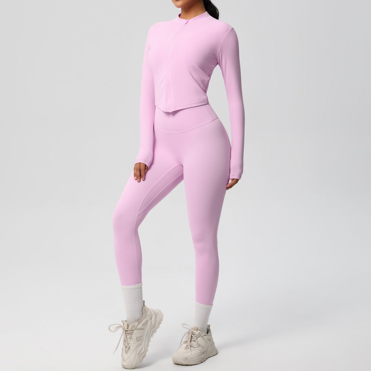 High Waist Nude Feel Yoga Set - Solbana