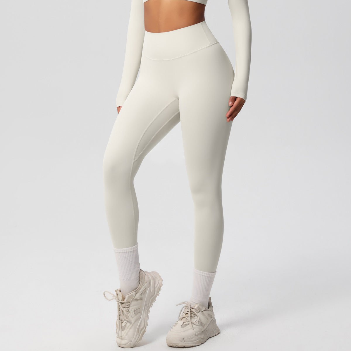High Waist Seamless Nude Feel Yoga Pants - Solbana