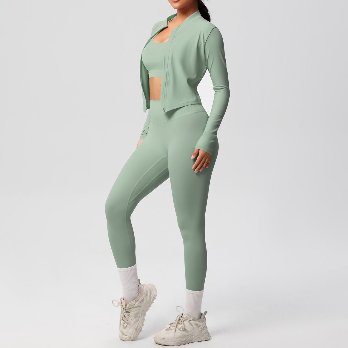 Soft Touch 3 Piece Yoga Workout Set - Solbana