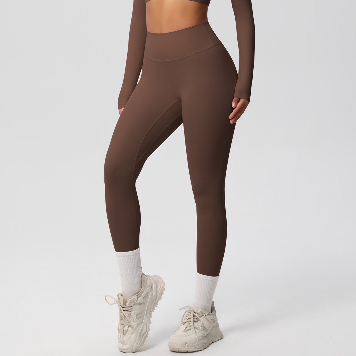 High Waist Seamless Nude Feel Yoga Pants - Solbana