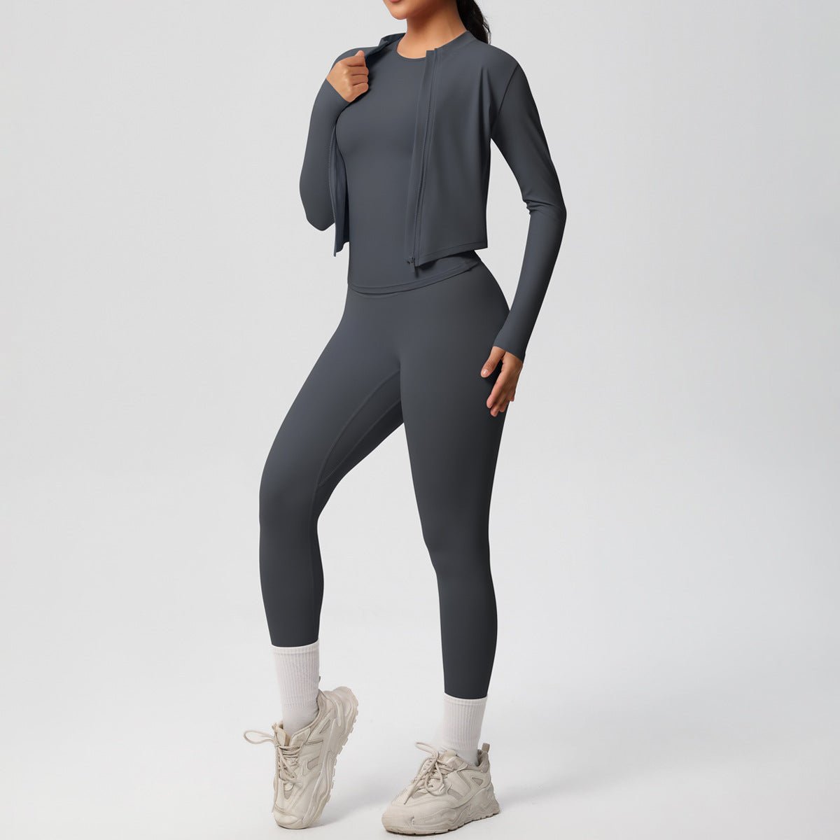 Quick Dry Slim Fit Yoga Fitness Set - Solbana