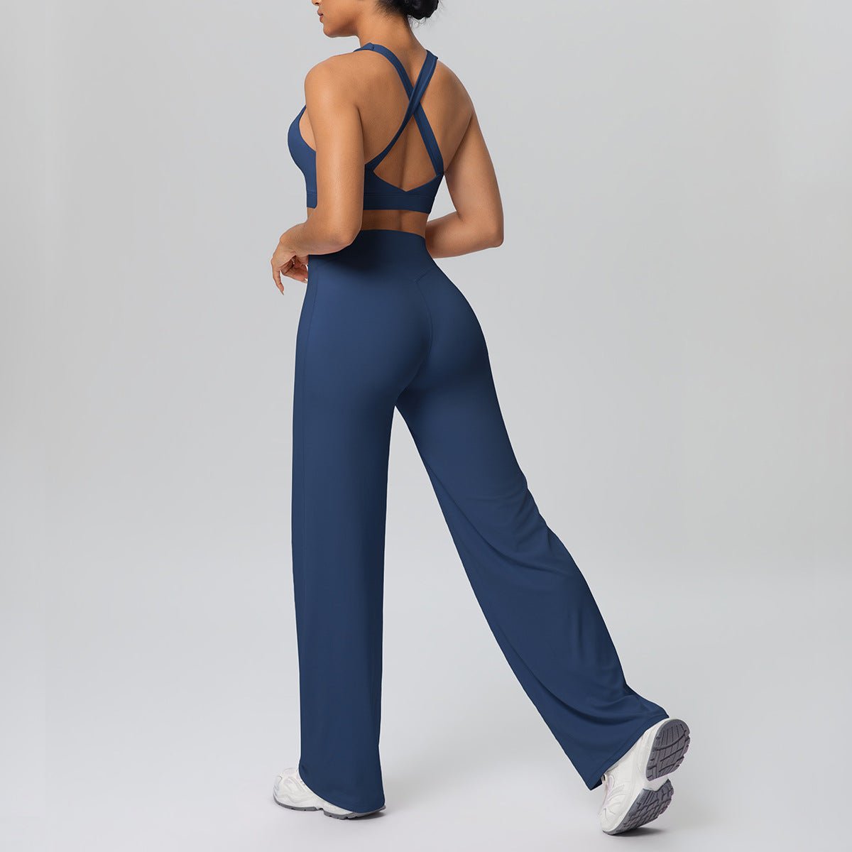 Seamless Cross Strap Yoga Set - Solbana